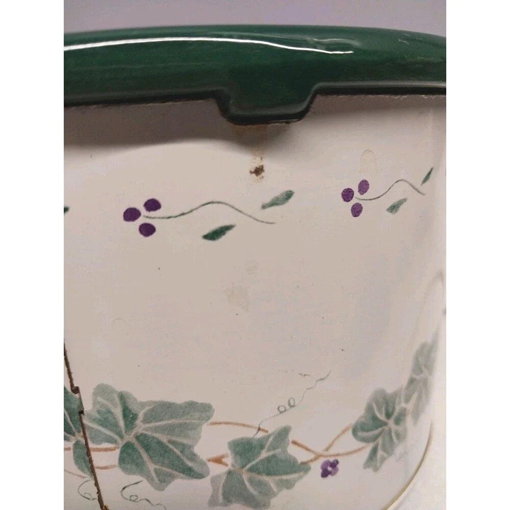 Vintage Rival Potpourri Crock Pot Electric Simmering Warmer Ivy Tested Works